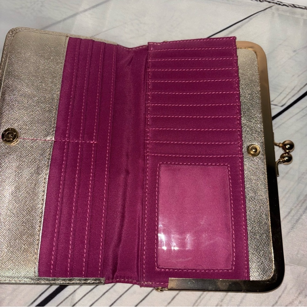 Genuine Leather Kisslock Wallet - Picture 4 of 7